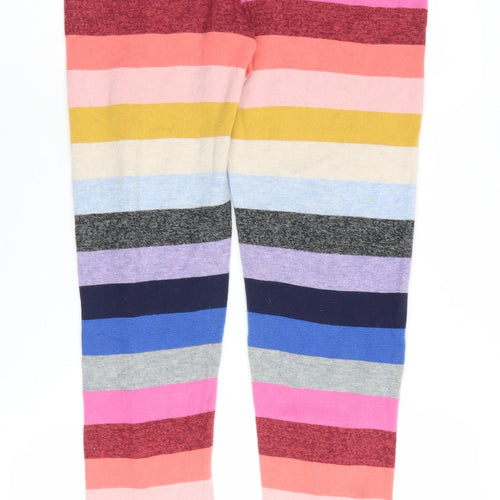 Gap Women's Multicoloured Striped Joggers - Size S