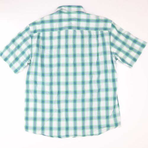 Marks and Spencer Men's Multicoloured Plaid Shirt M
