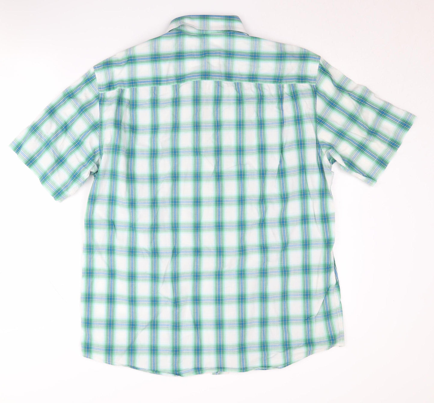 Marks and Spencer Men's Multicoloured Plaid Shirt M
