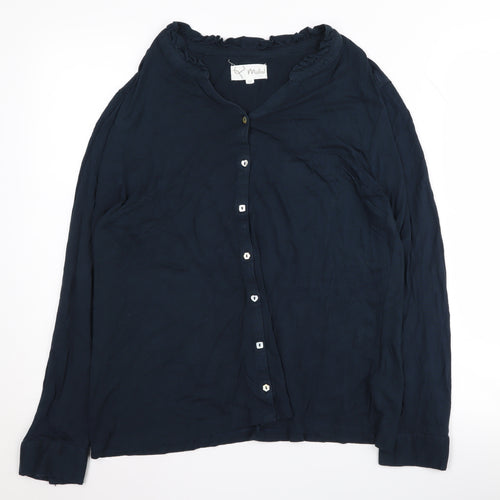 Mistral Women's Blue Long Sleeve Blouse Size 18