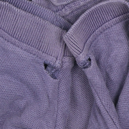 Banana Republic Men's Purple Cotton Polo Shirt L