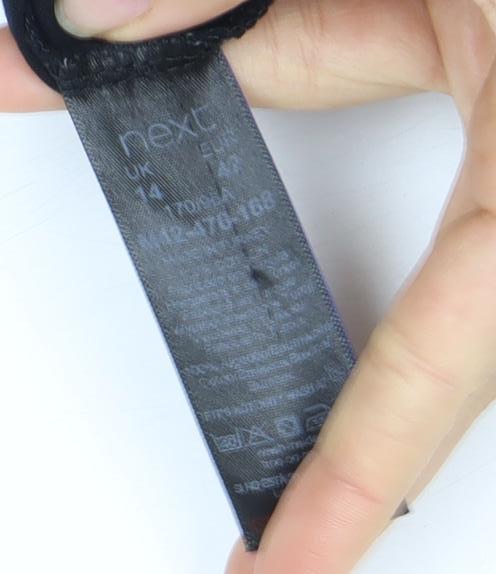 Next Women's Black Star T-Shirt, Size 12, Casual Style