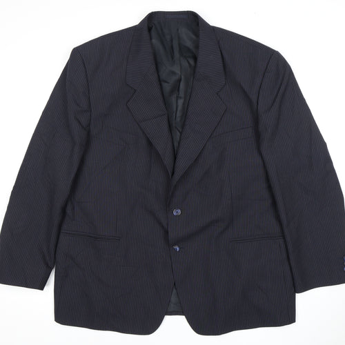 Skopes Menswear Blue Striped Jacket, Size 48S