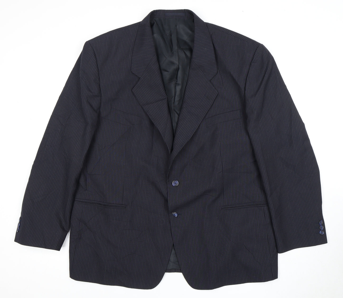 Skopes Menswear Blue Striped Jacket, Size 48S