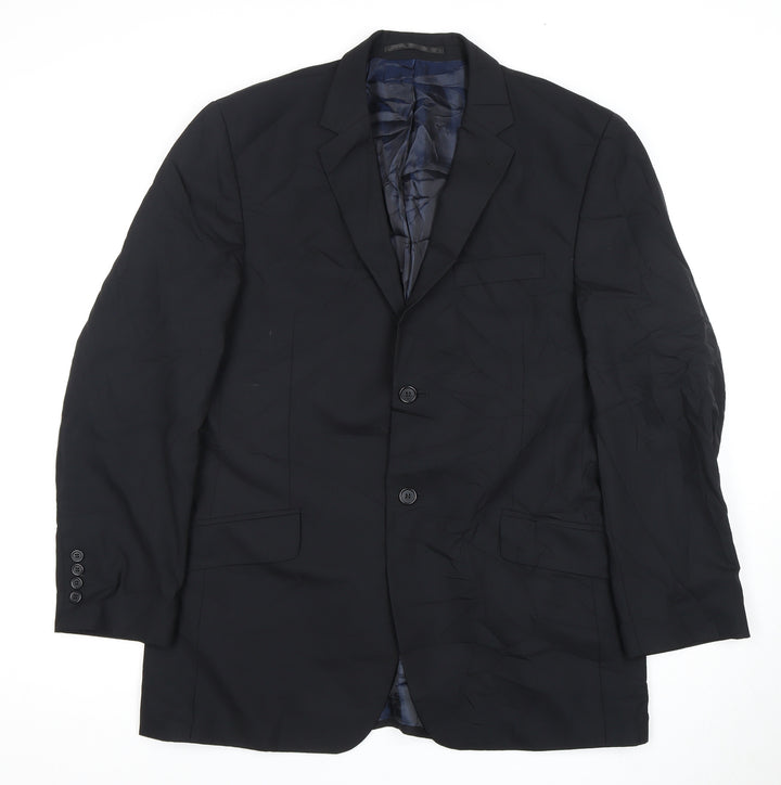 Daniel Hechter Men's Blue Regular Fit Suit Jacket 40R