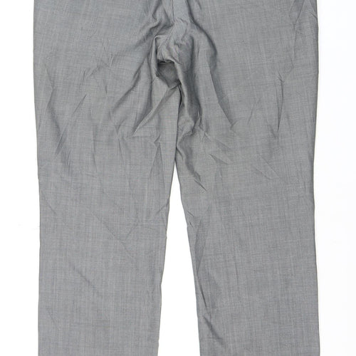 Next Men's Grey Dress Pants 30S