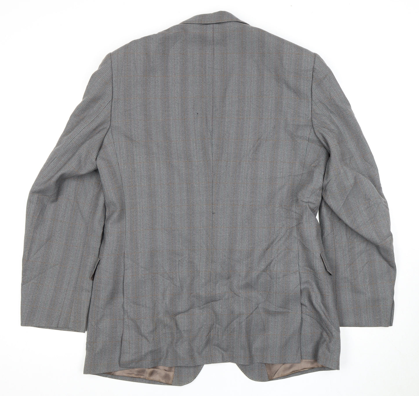 Whitehead Men's Grey 42 Blazer - Vintage Striped Wool