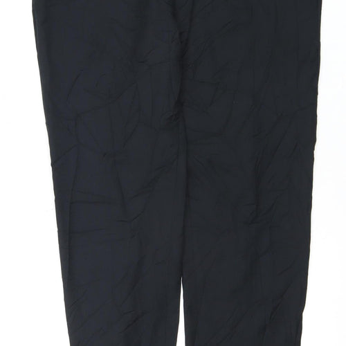 Reda Men's Black Wool Trousers Size 35