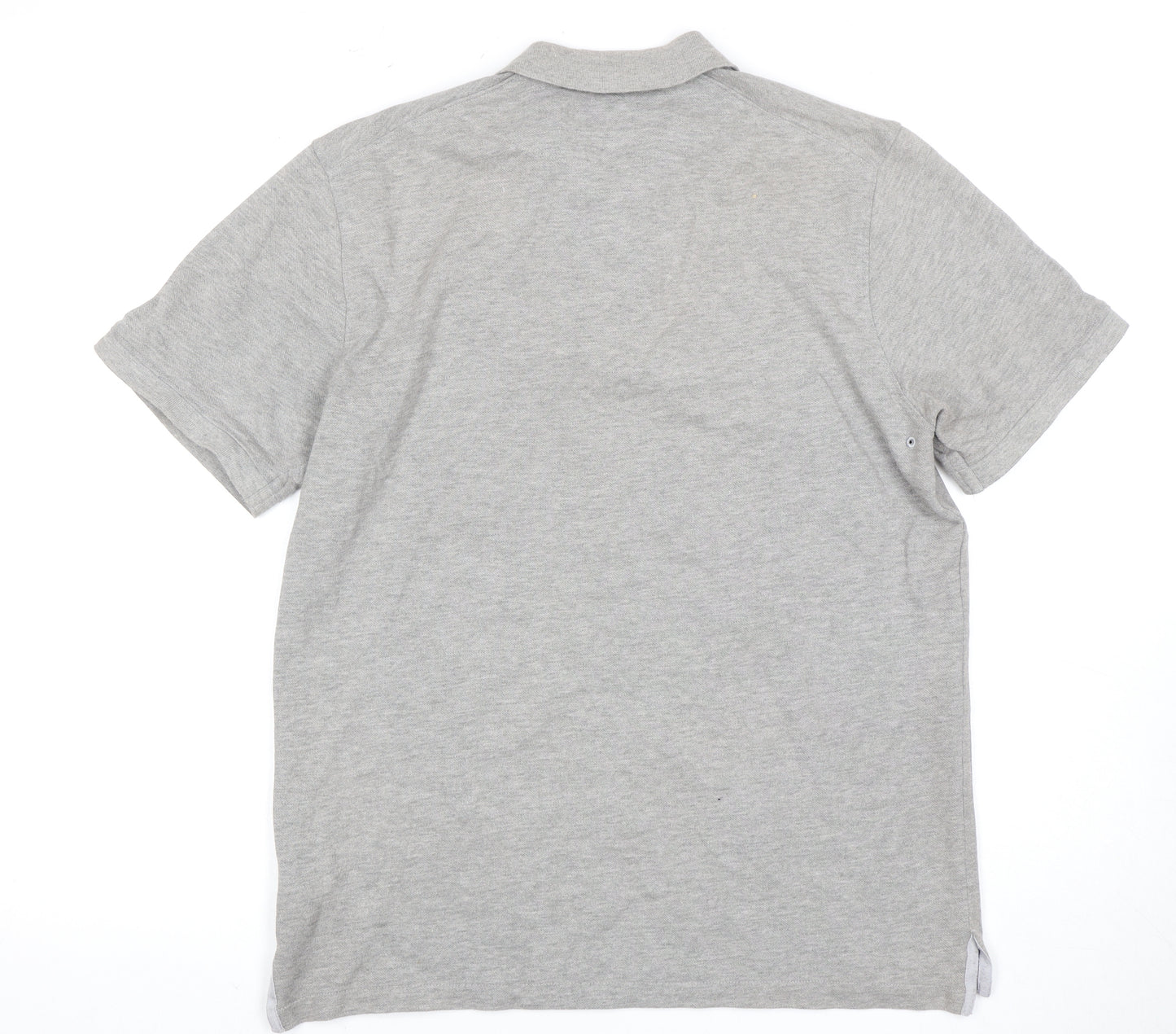 Nike Men's Grey Polo Shirt M with Logo Accents