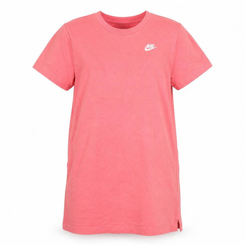 Nike Girls Pink T-Shirt Dress - Lightweight & Casual