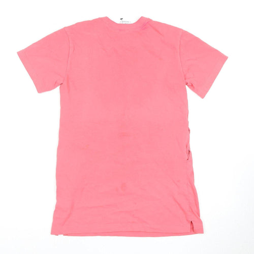 Nike Girls Pink T-Shirt Dress - Lightweight & Casual