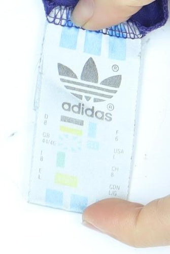 Adidas Men's Purple T-Shirt Size L Sports Logo