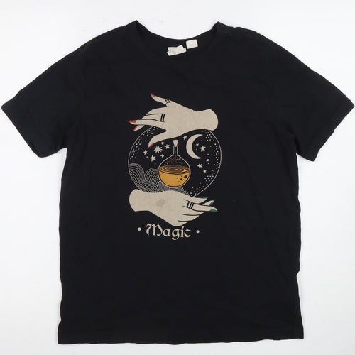 Joanie Women's Black Magic T-Shirt XS, Organic Cotton