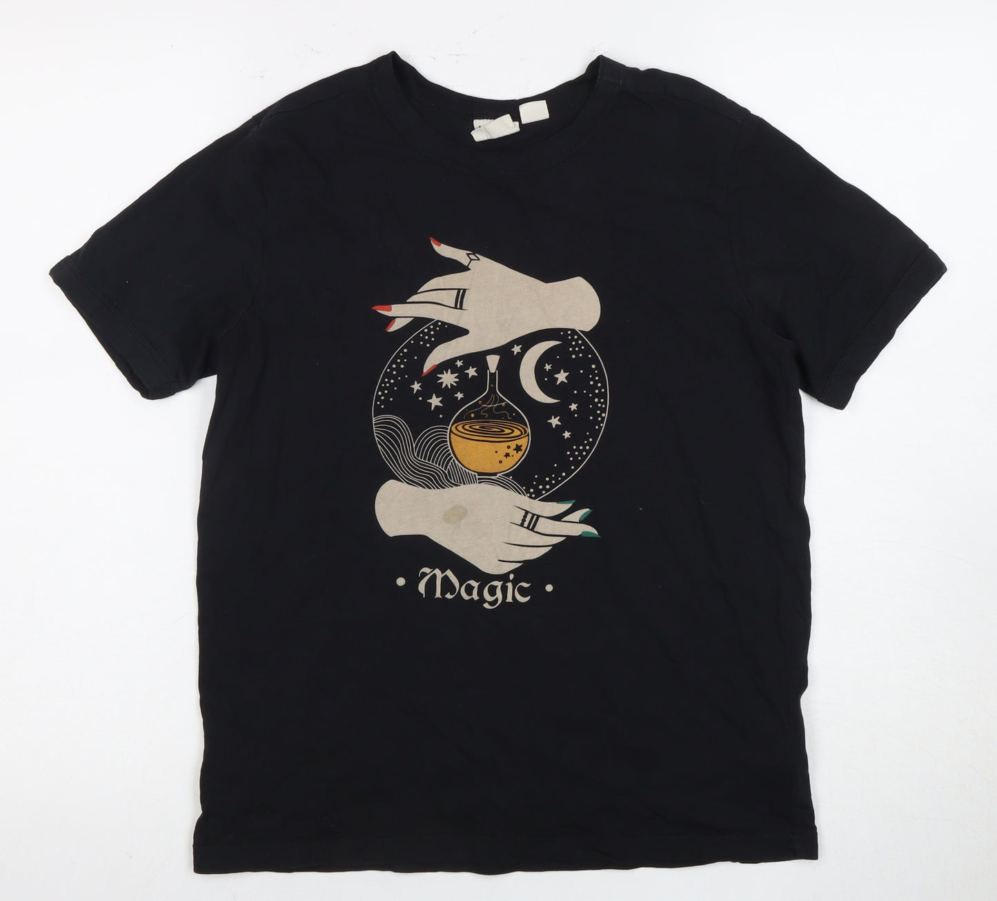 Joanie Women's Black Magic T-Shirt XS, Organic Cotton