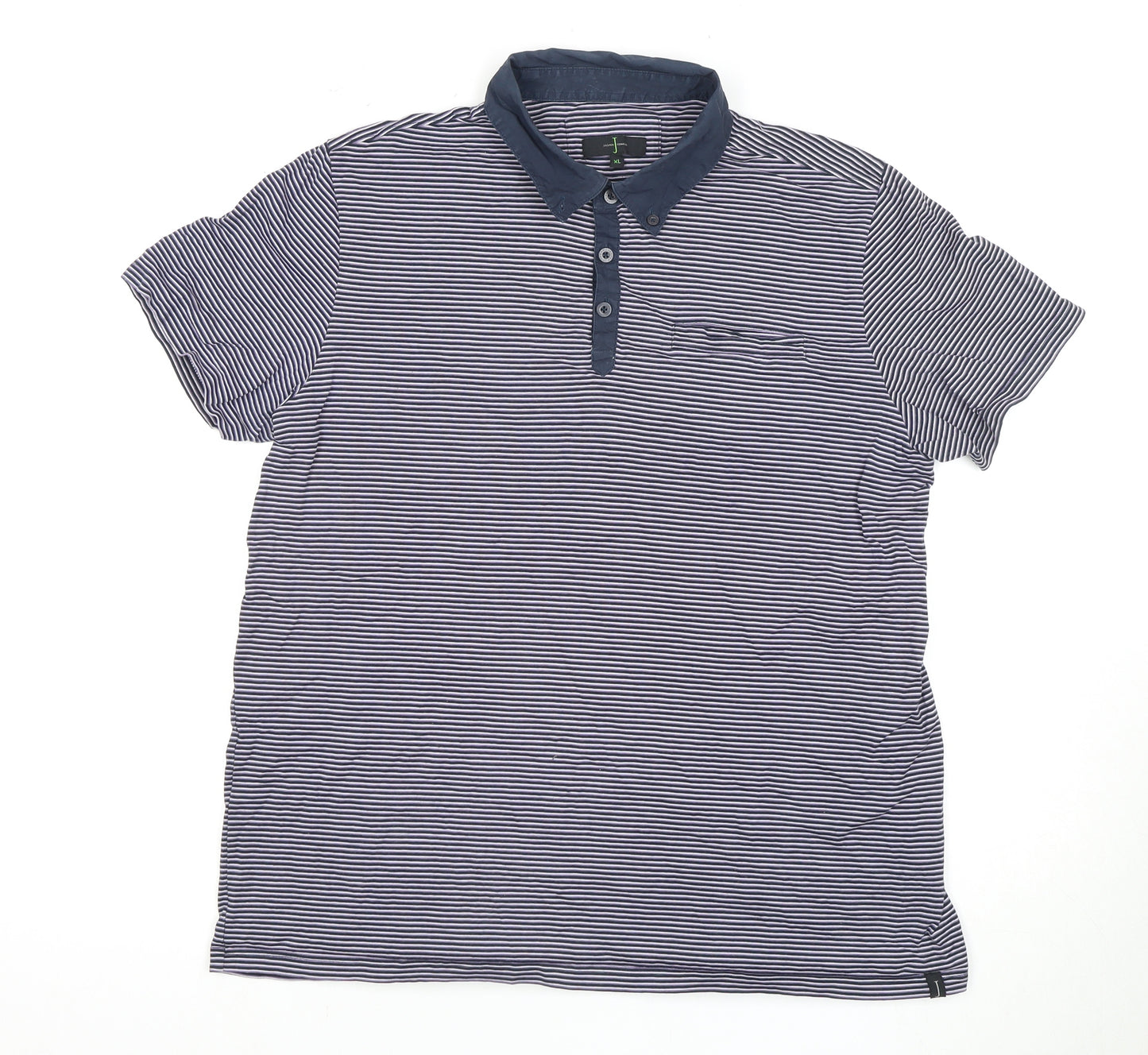 Jasper Conran Men's Multicoloured XL Striped Polo