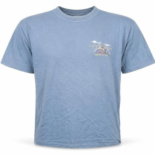 Classic Tee Men's Blue Cotton Crew Neck T-Shirt L
