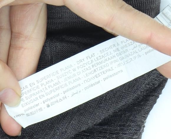 Zara Women's Grey Short Sleeve Mock Neck Top