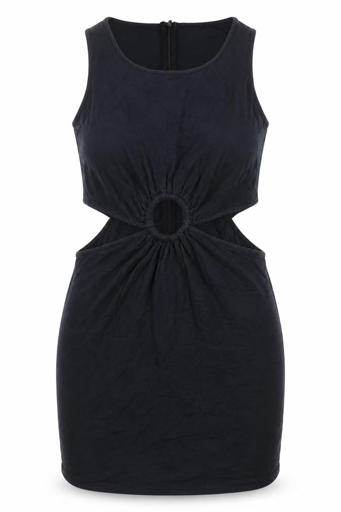 Beyond Words Black Cut Out Dress S Women Party