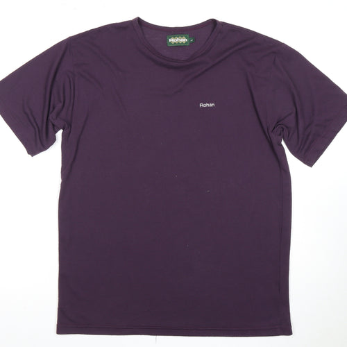 Rohan Men's Purple Crew Neck T-Shirt Large