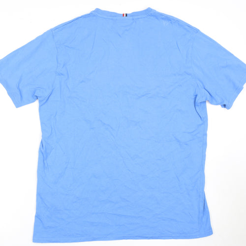 QUEBRAMAR Men’s Blue Graphic T-Shirt L