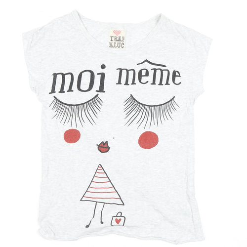 Trafaluc Women's M White T-Shirt Short Sleeve Casual