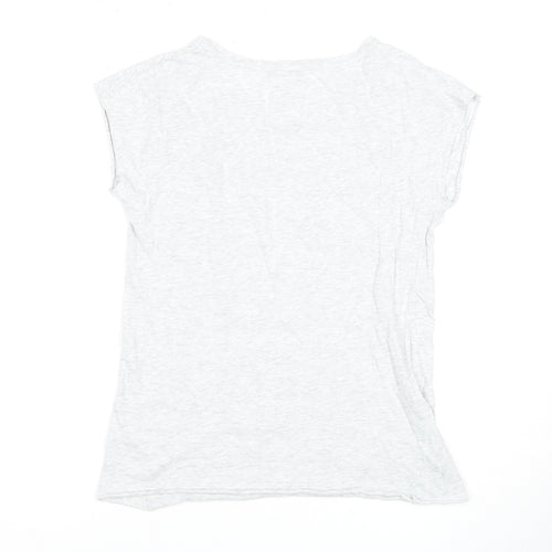 Trafaluc Women's M White T-Shirt Short Sleeve Casual