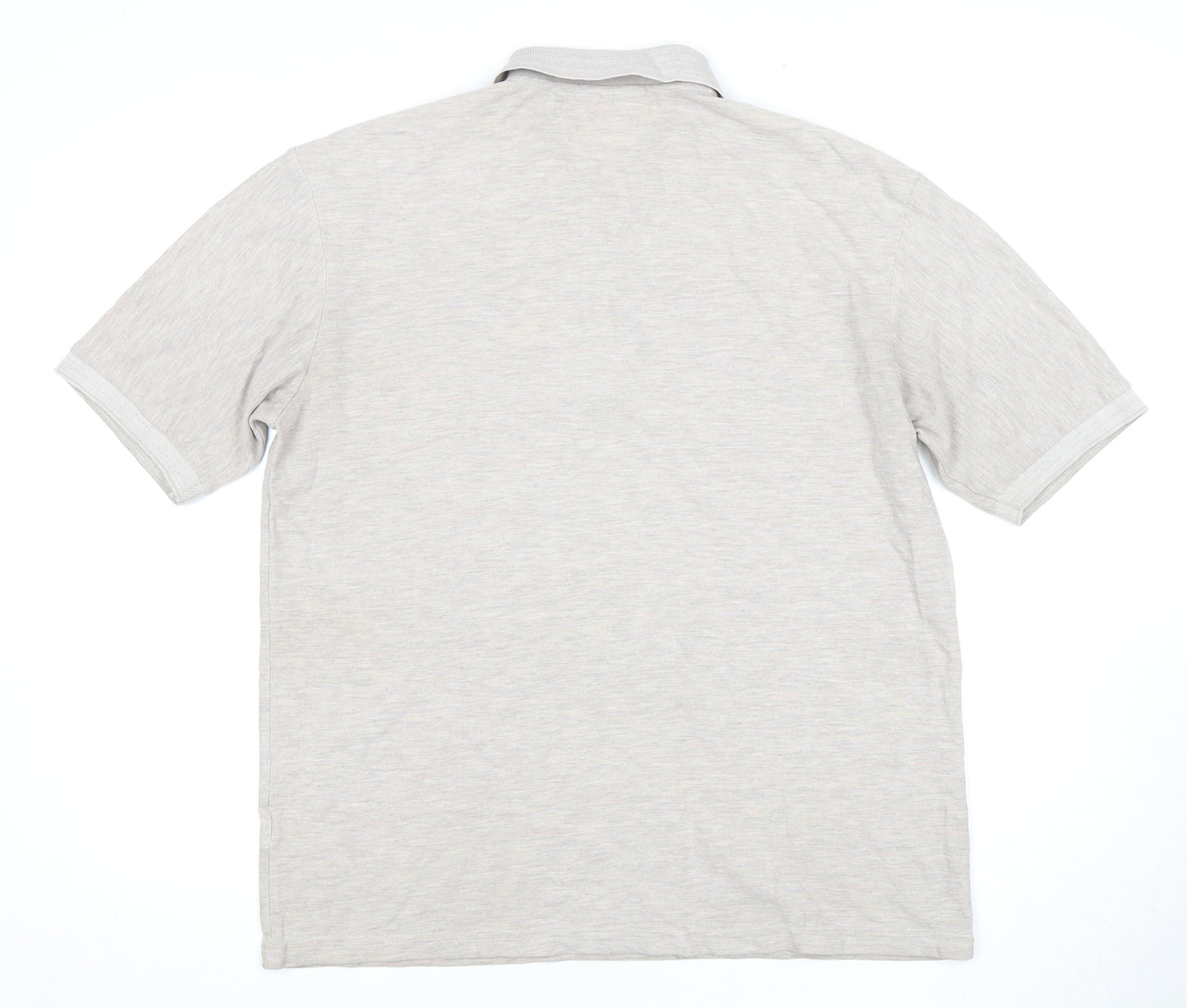 Lee Cooper Men's Beige Polo Shirt XL