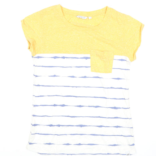 Animal Women's Yellow Stripe T-Shirt Size 12