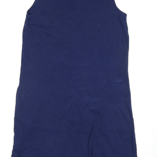 Lands' End Women's Blue XS Sleeveless Shift Dress