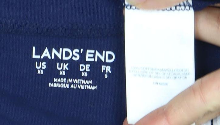 Lands' End Women's Blue XS Sleeveless Shift Dress