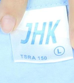 JHK Men's Blue Graphic Print T-Shirt, Size L