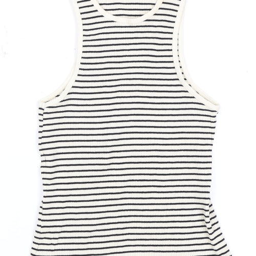 MNG Women's Striped Sleeveless Tank Top