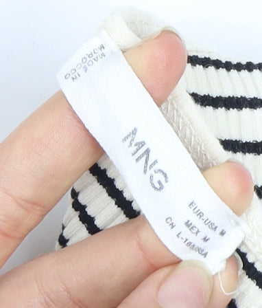 MNG Women's Striped Sleeveless Tank Top