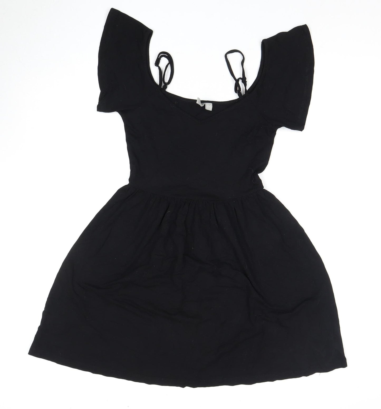 Asos Women's Black Jersey Strappy Dress Size 6