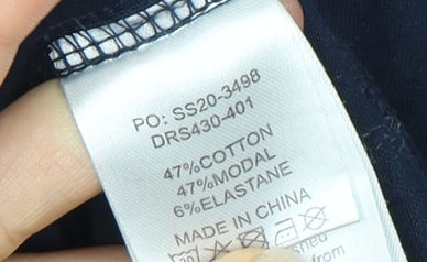 Hush Blue Women's Top Size 12, Casual Short Sleeve