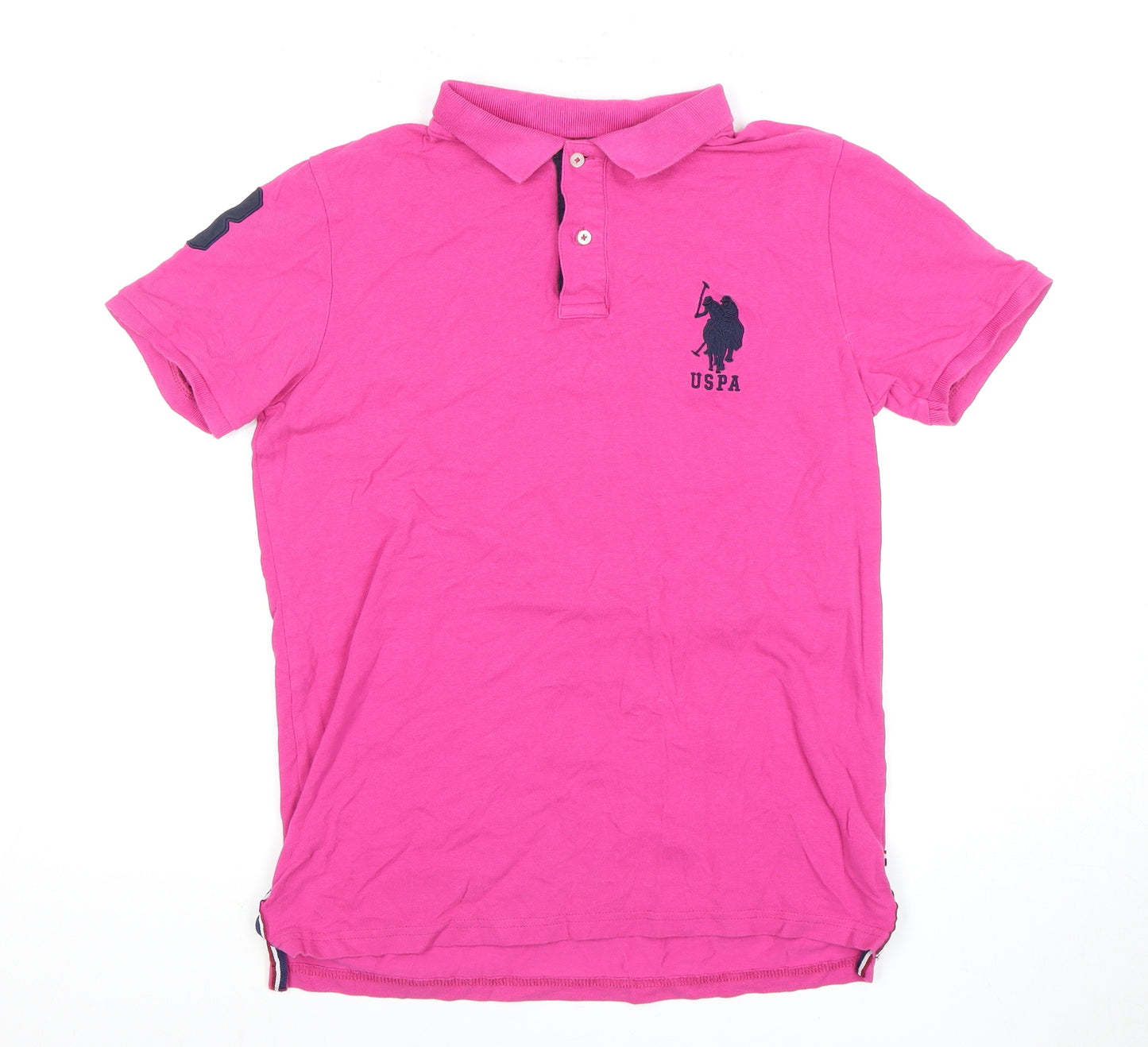 U.S. Polo Assn. Girls Pink Polo Shirt 13-14 Years