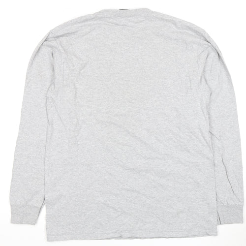 HUF Men’s Grey Long Sleeve Graphic T-Shirt Size L