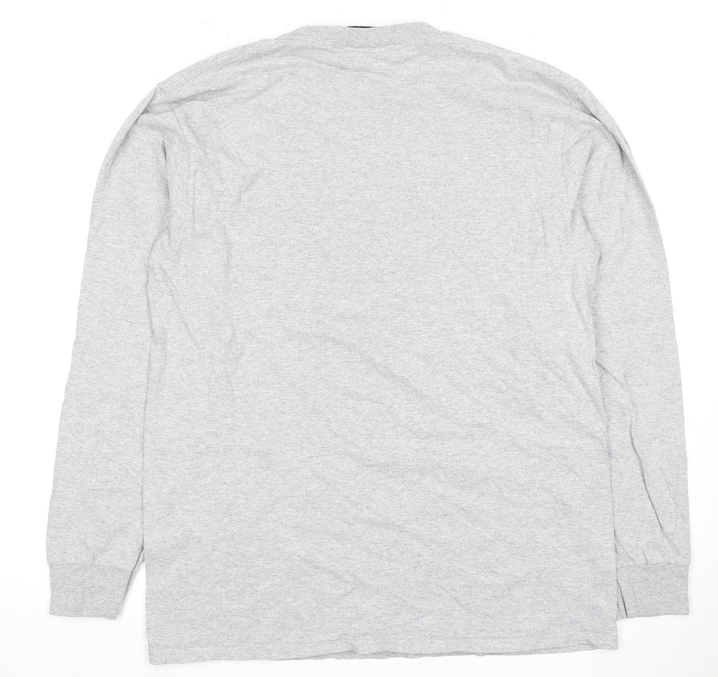 HUF Men’s Grey Long Sleeve Graphic T-Shirt Size L