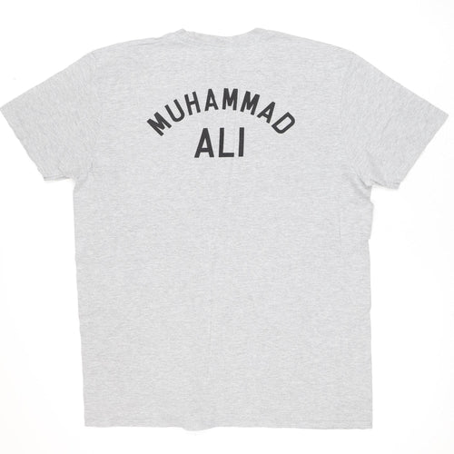ALI Men's Grey Short Sleeve T-Shirt, Medium