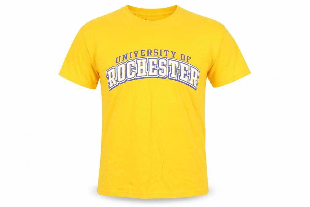 Champion Men's Yellow University T-Shirt Size S