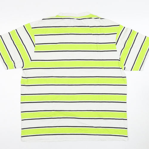 Another Influence Men's Striped T-Shirt Medium Multicoloured