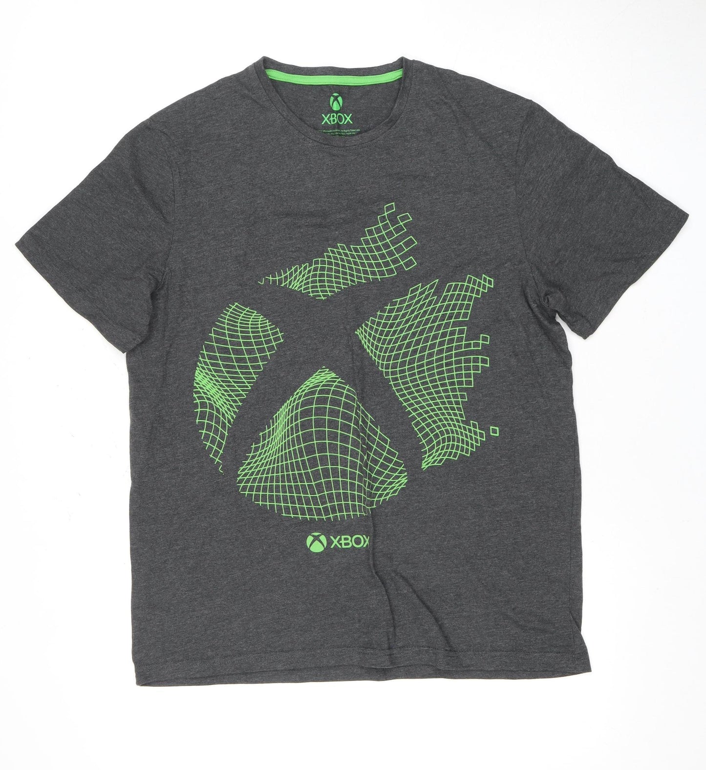 DIFUZED Men's Xbox Grey T-Shirt L - Gaming Graphic Tee