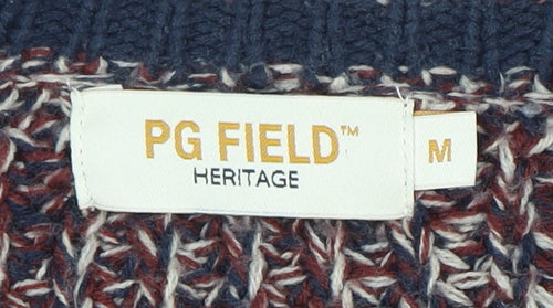 PG Field Men's Multicoloured Knit Pullover Jumper M