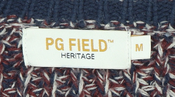 PG Field Men's Multicoloured Knit Pullover Jumper M