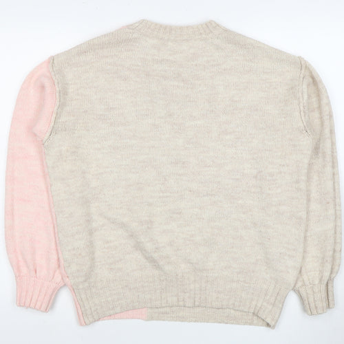 Next Women's Multicoloured Wool Pullover Jumper M