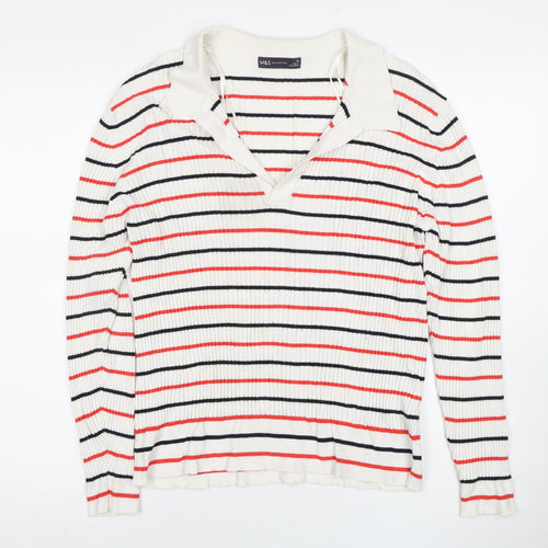 Marks and Spencer Women Multicoloured Pullover L