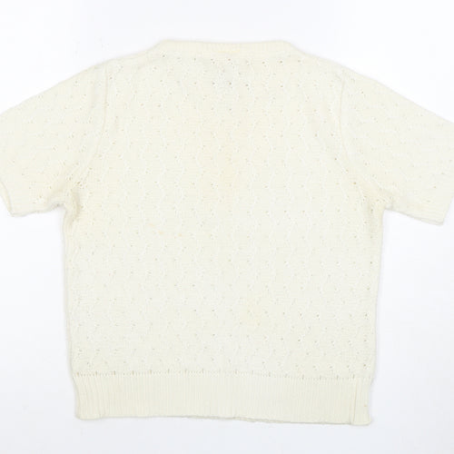 Marks and Spencer Women's Ivory Pullover Jumper Size 12