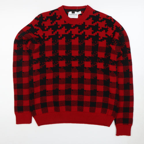 Topman Men's Red S Pullover Jumper