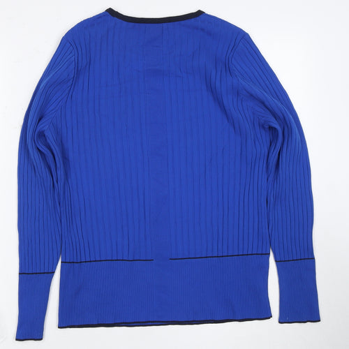 Next Women's Blue Long Sleeve Jersey Top - L
