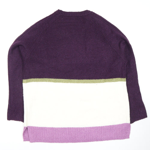 Marks and Spencer Women's L Purple Knit Pullover Jumper
